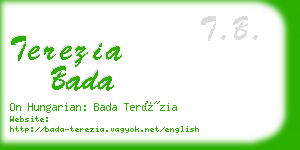 terezia bada business card